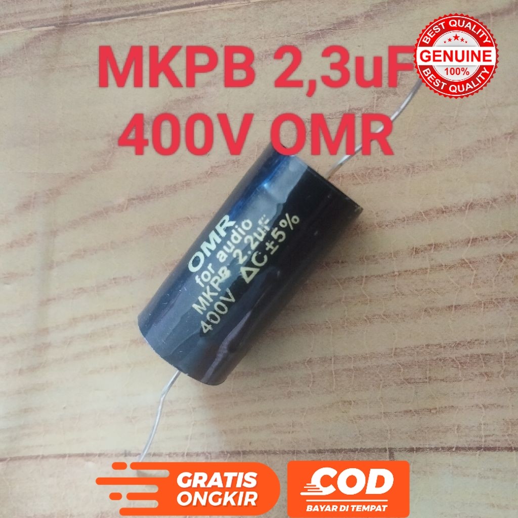MKPB 2,2UF 400V OMR KAPASITOR AUDIOPHILER 2,2 UF 400 VOLT
