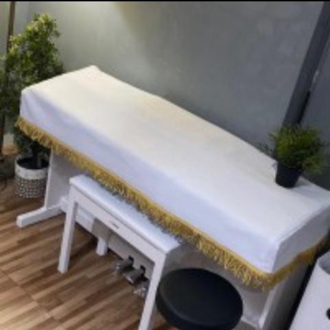 Cover piano Elektrik Yamaha Putih YDP Series