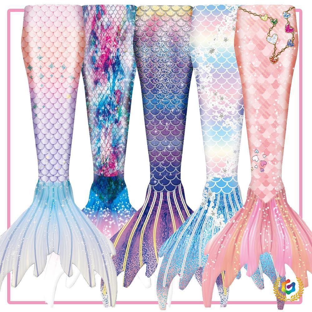 Children's Mermaid Swimsuit Girl Mermaid Swimsuit Mermaid Princess Costume Mermaid Tail Performance 