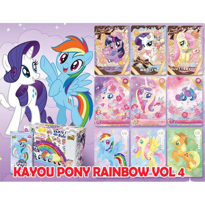 Kartu KAYOU My little Pony Rainbow vol 4 Chinese ver - TCG card game CCG Original