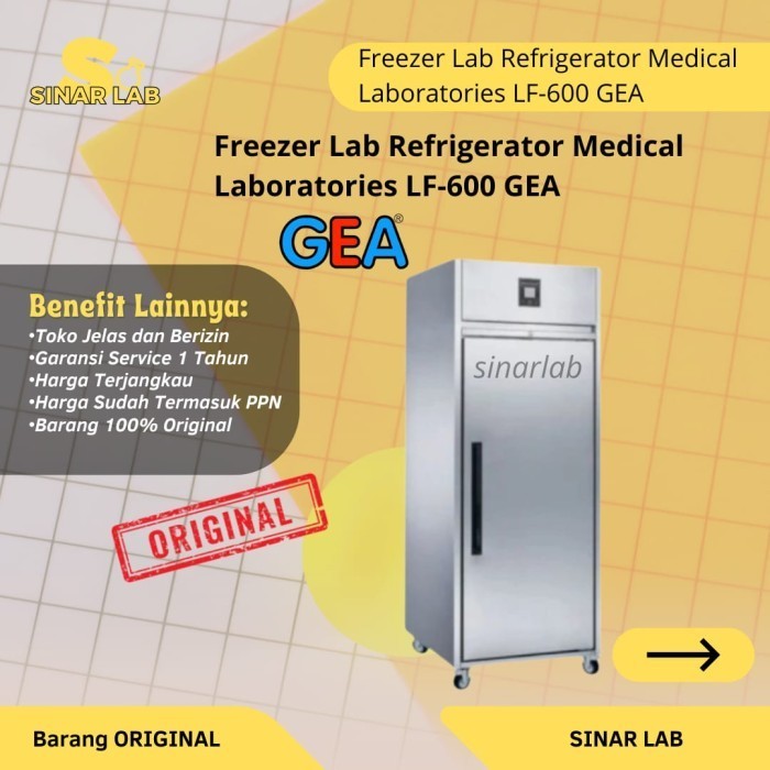GEA LF-600 Freezer Lab 550L