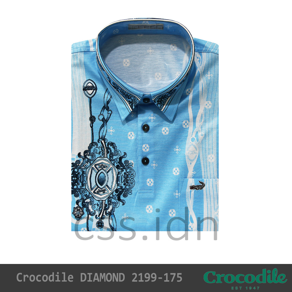 Kaos Kerah Kemeja Pria Crocodile Diamond 2199-175