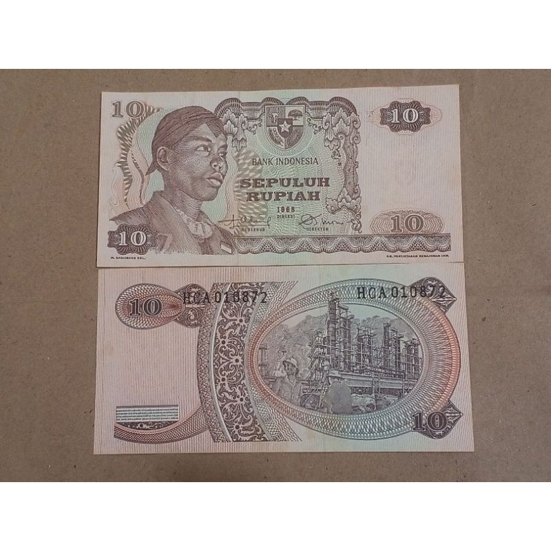 UIG23   10 Rupiah Sudirman 1968 UNC / Gress ORIGINAL