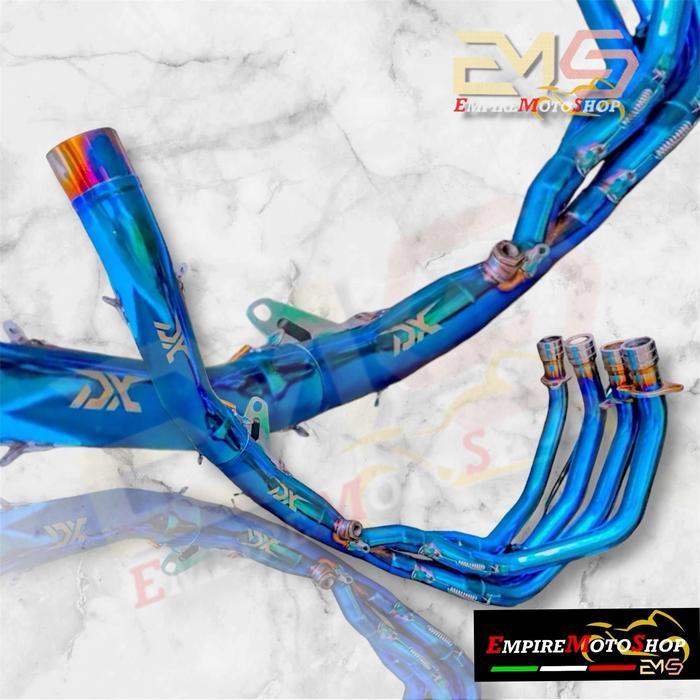 DX Generation Header ZX25 R ZX 25 R ZX 25R Blue Inlet 51mm Leher