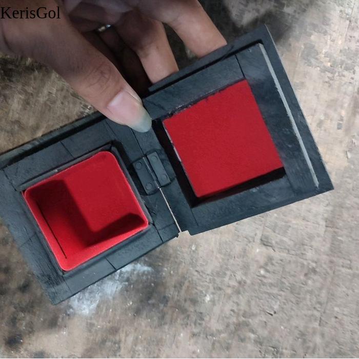 KOTAK BOX CINCIN PERHIASAN UKIR KAYU JATI GL5