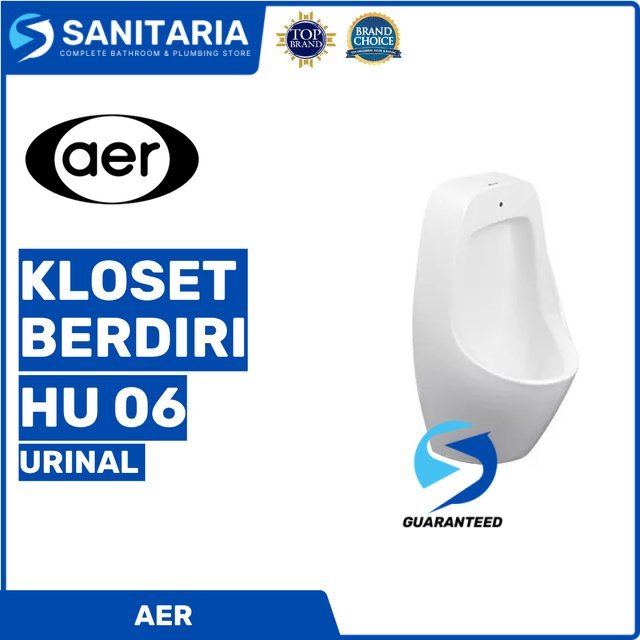 Kloset Berdiri/ Urinoir/ Wall Standing Urinal Hu 06 Aer