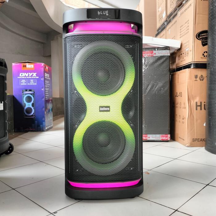 Speaker Portable 8 Inch Aubern Party Box Aubern Onyx USB Bluetooth