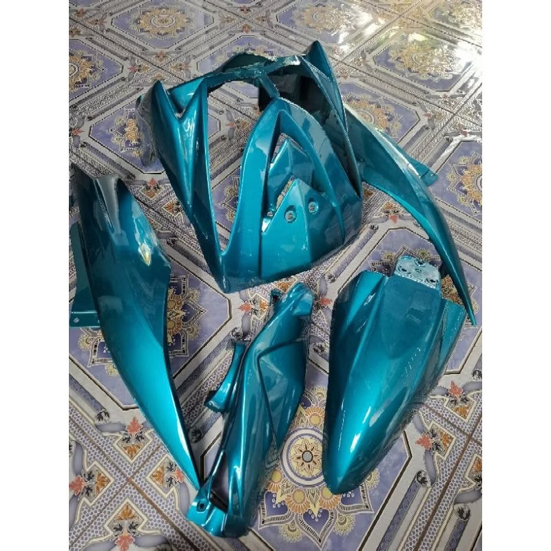 Cover full sett body halus mio soul karbu warna biru relaxa