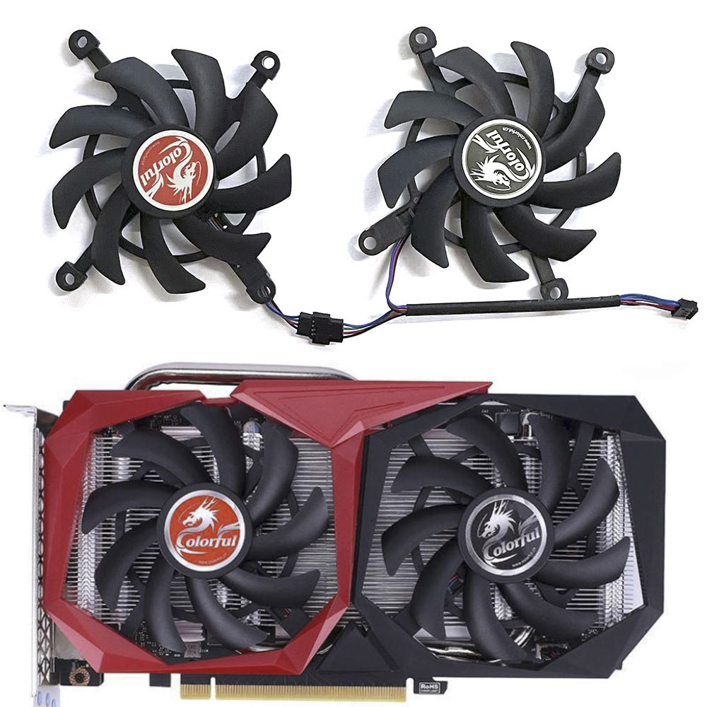 New RTX 2060 SUPER GPU fan 85MM 4PIN suitable for colorful GTX 1650 1660 1660Ti RTX 2060 2060 SUPER 