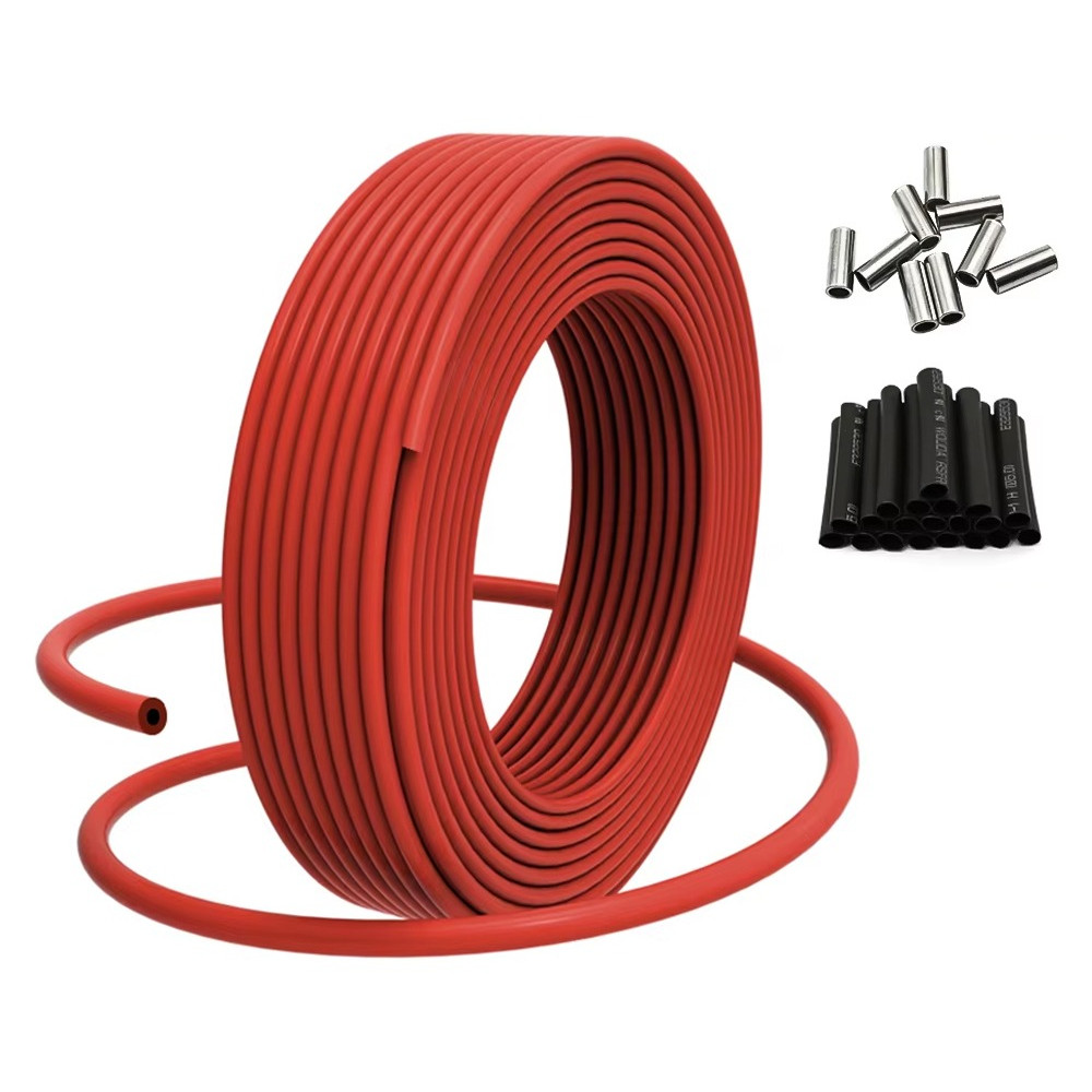 50M 100M 200M  Infrared m Floor Cable 12K 33ohm/m Electric Carbon Heating Wire Coil 3.0mm Fiber Wire