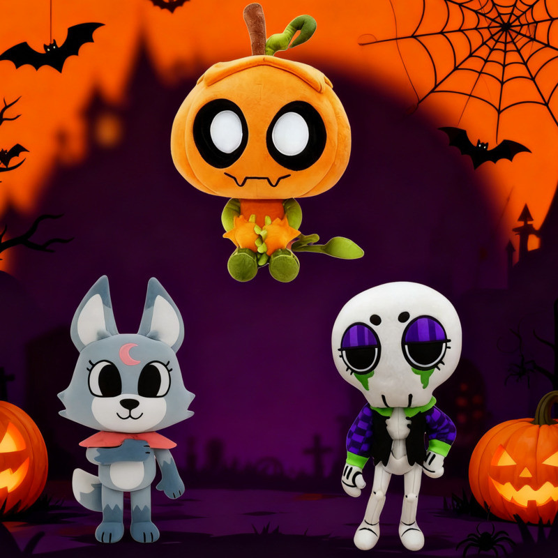 Gourdy Dandy's World Plush Goob Pebble Plushie Horror Game Soft Stuffed Cute Scraps Doll Toy Childre