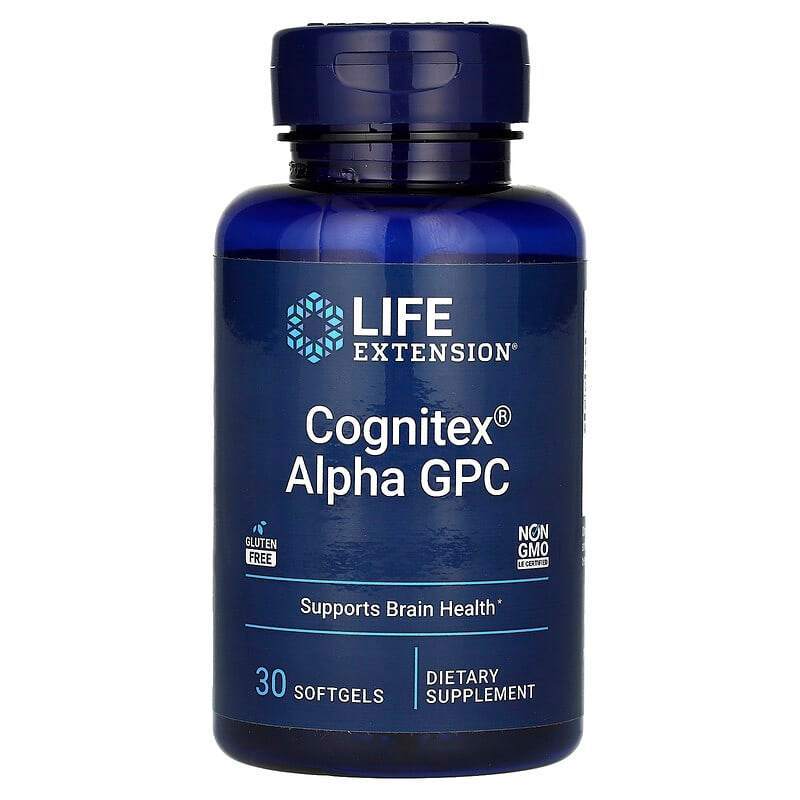 Life Extension, Cognitex Alpha GPC, 30 Softgels
