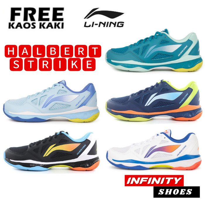 LINING HALBERT STRIKE AYTV021 Badminton Shoes - Sepatu Badminton Original LINING