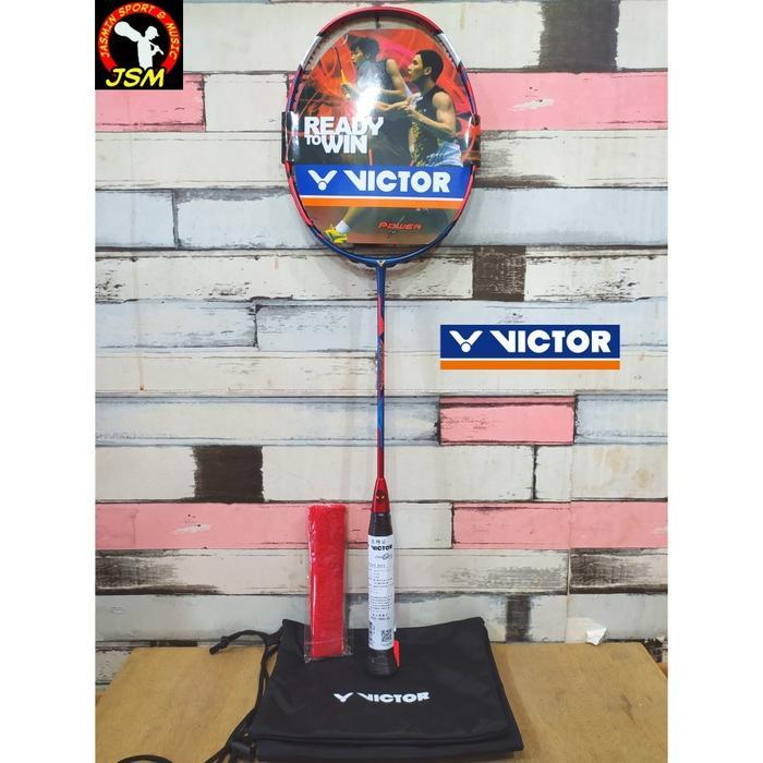 [ravvox] RAKET BADMINTON VICTOR SPIDERMAN MADE IN TAIWAN 30LBS FREE TAS GRIP - HANYA RAKET