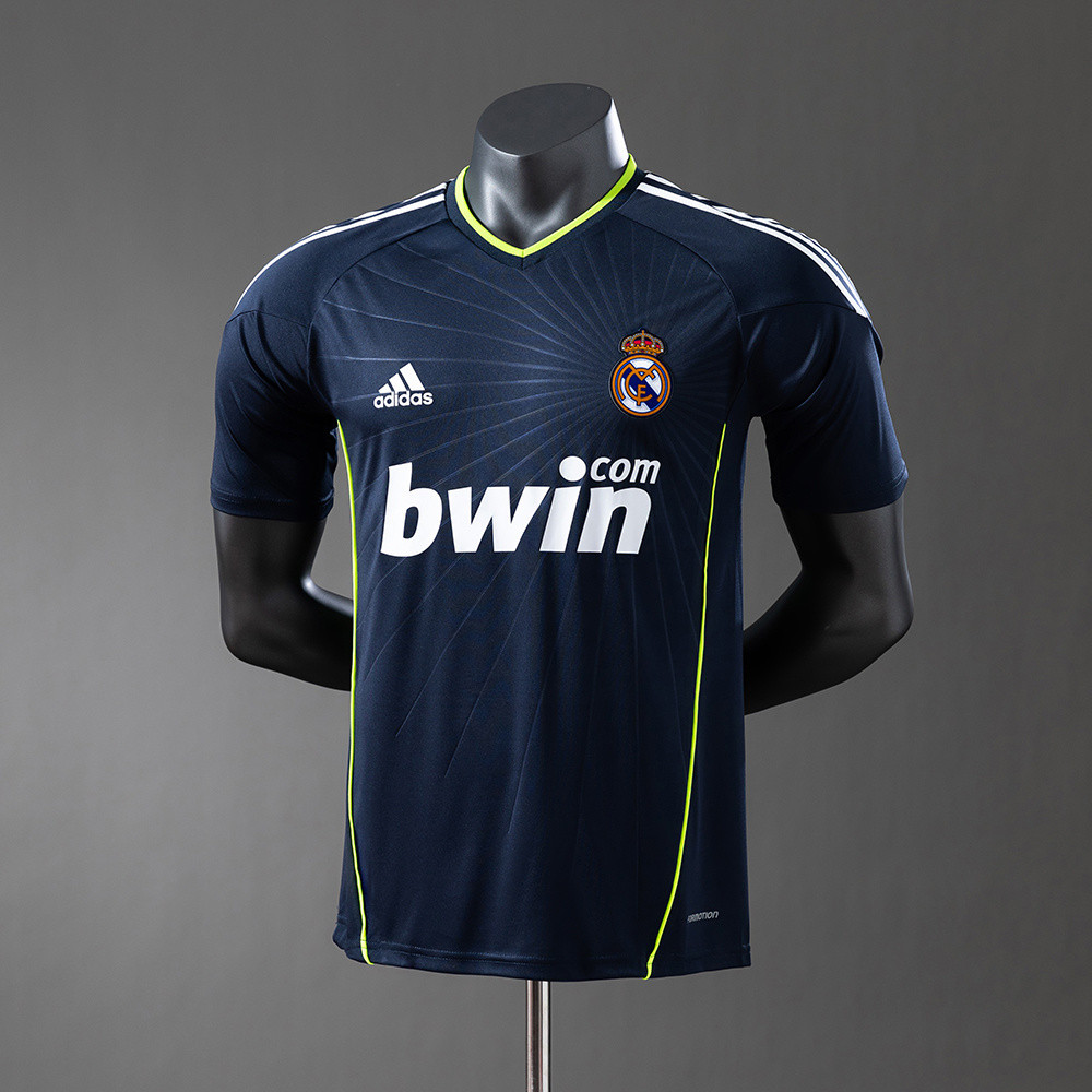 Jersey Real Madrid 2010/11 Away Retro Player Version T shirt pria