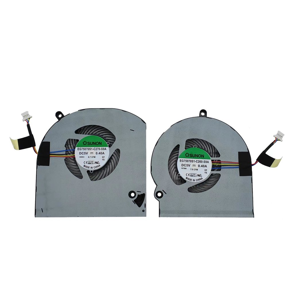 Replacement New CPU+GPU Cooling Fan for Dell Aliene 15 R3 R4 P69F Series EG75070S1-C270-S9A EG75070S