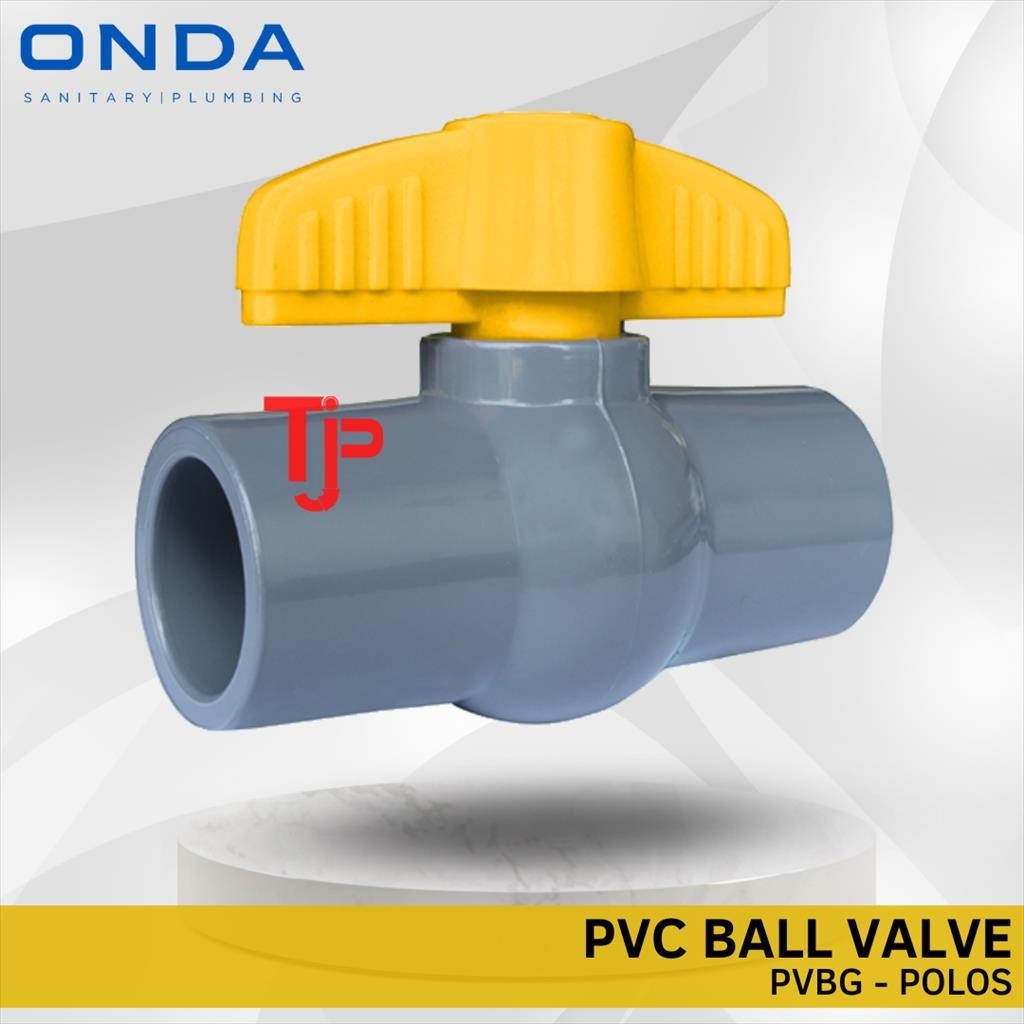 Onda PVC Ball Valve PVBG 1/2" Polos Tanpa Drat