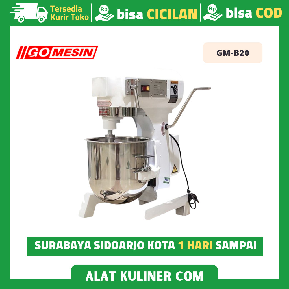 PLANETARY MIXER 20 LITER GETRA APN20C MIXER ROTI 20 LITER GARANSI