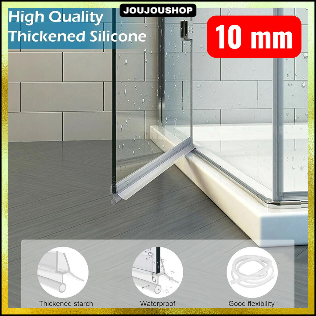 Seal Strip Penutup Celah Pintu Kaca Kamar Mandi PVC 50cm - SV50