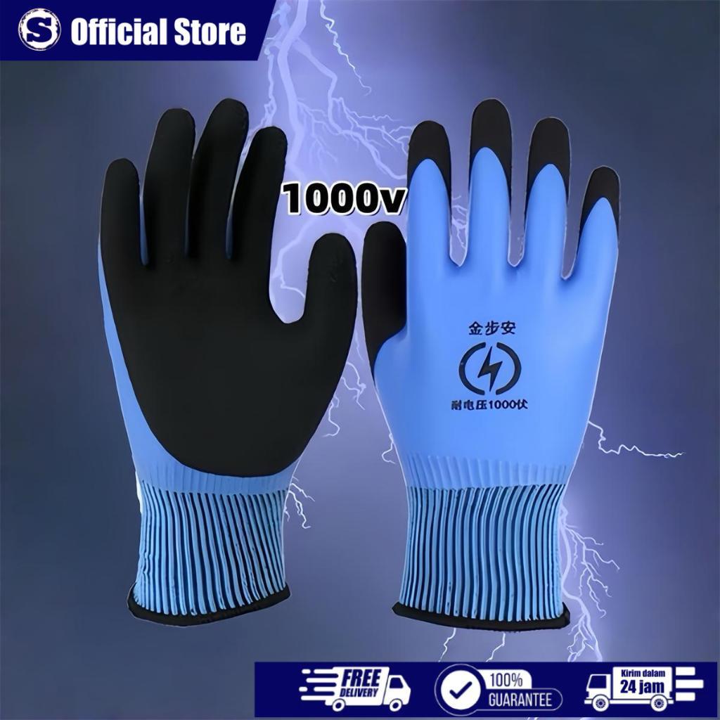 Sarung Tangan Listrik 1000V Sarung tangan isolasi 1000V sarung tangan statis Sarung tangan listrik