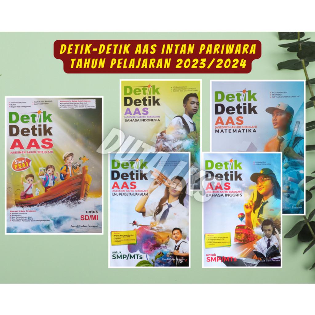 Buku DETIK - DETIK AAS SD/SMP Intan Pariwara - Tahun Pelajaran 2023/2024 Promo