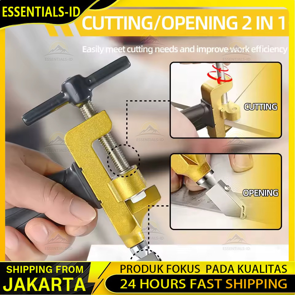 Ready Tile Cutter pemotong ubin keramik kaca granit alat pemotong kaca 2 in 1