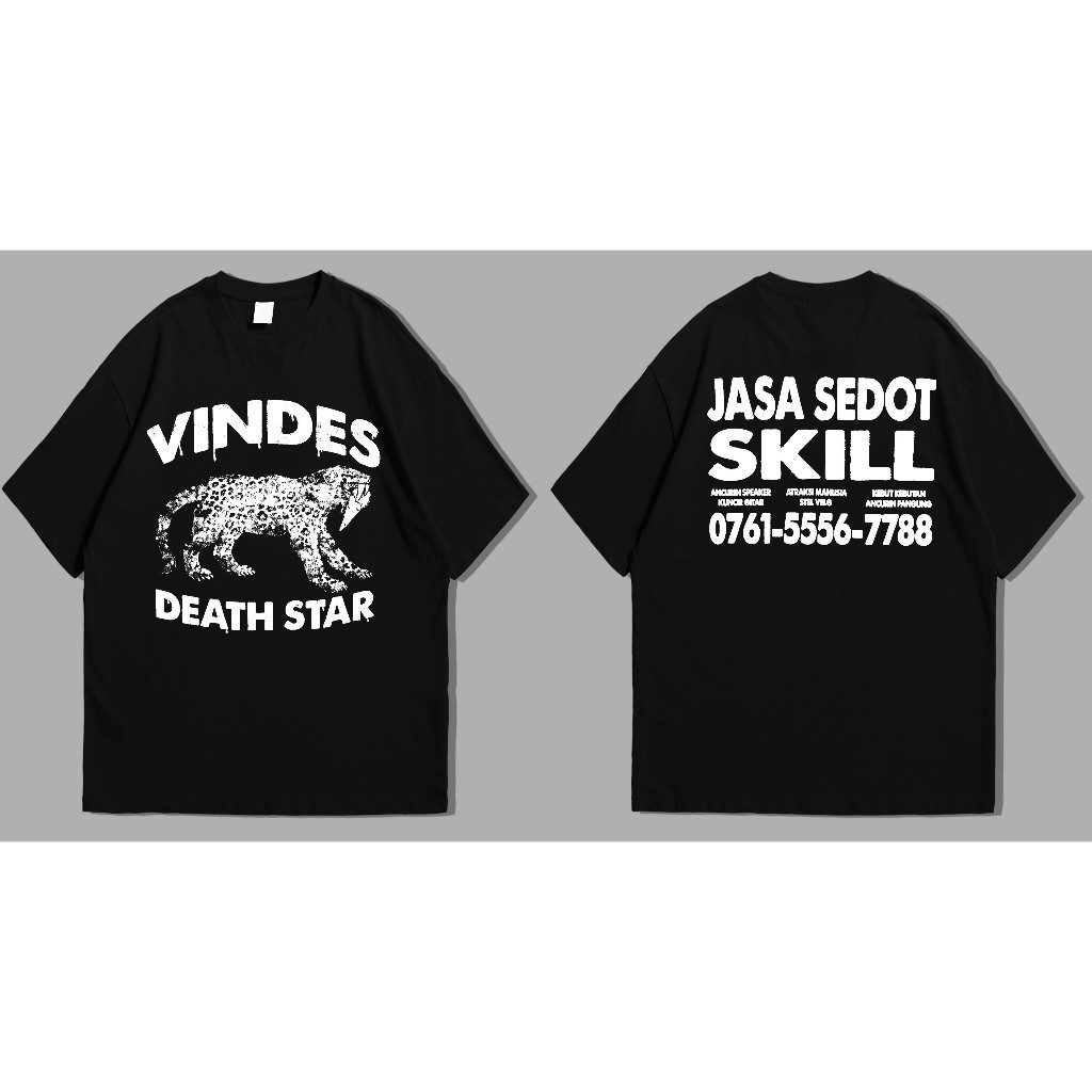 Tshirt Vindes Death Star x Teenage Death Star - Vindes Death Star Black