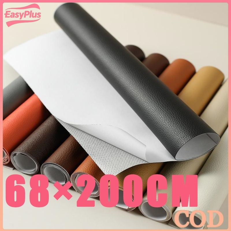 Sticker Kulit Sofa Kulit Kursi Sofa Tempel Perekat Ukuran 68x200 cm Sticker Stiker Leather Sintetis 