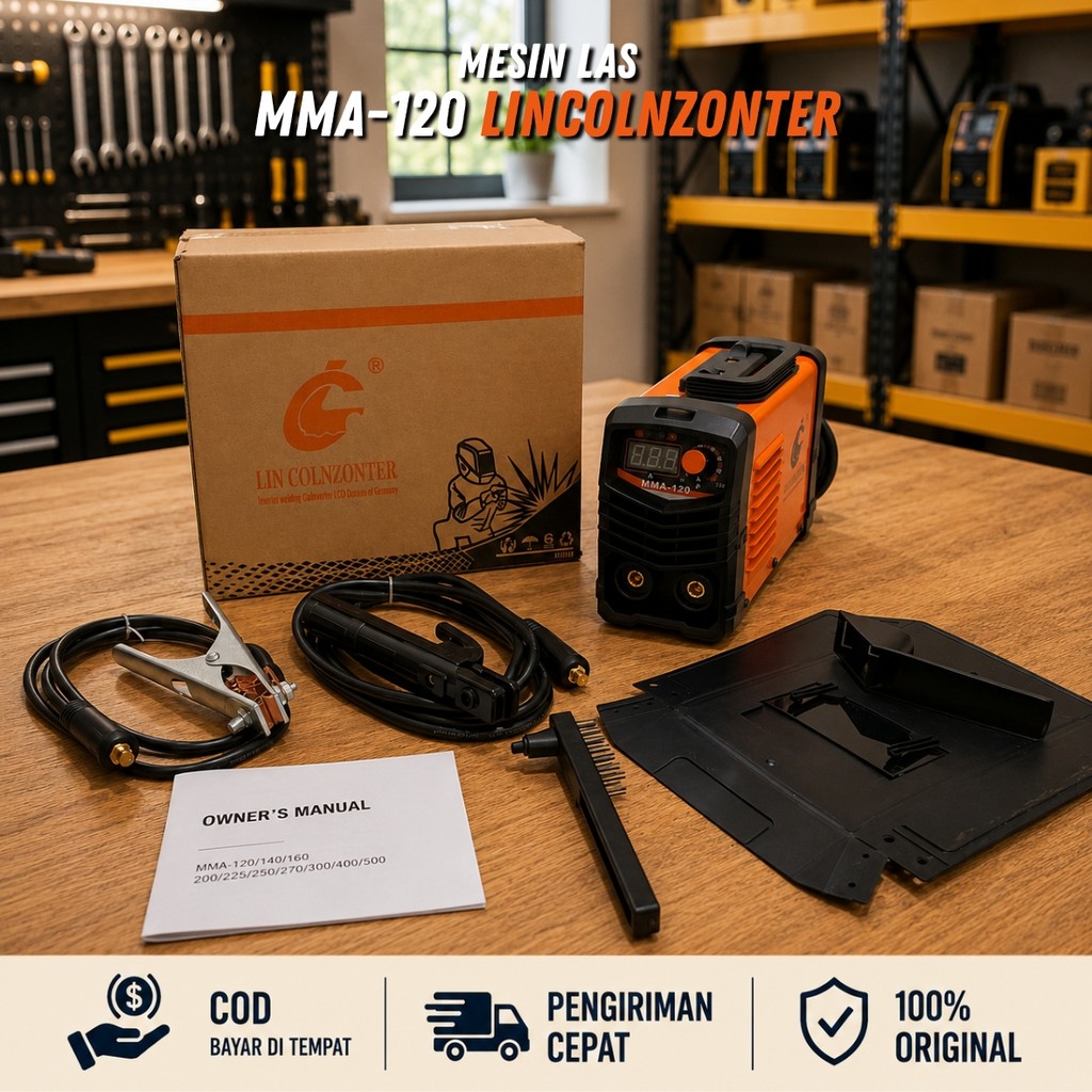 MESIN LAS MMA-120 ALAT LAS BESI MINI 450W TRAVO LAS