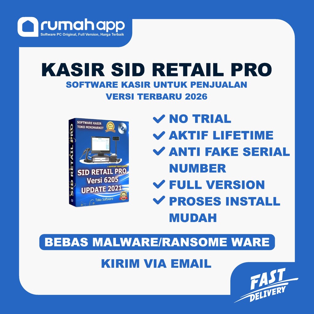 Aplikasi Kasir SID Retail Pro 2026 Full Version Original Lifetime + Panduan Instalasi (WIN)