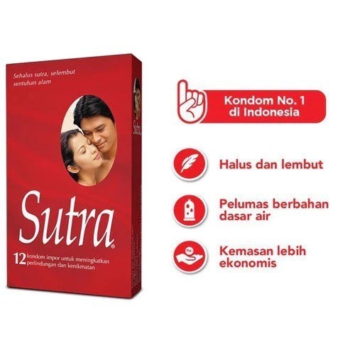AMAN Kondom Sutra Merah isi 12