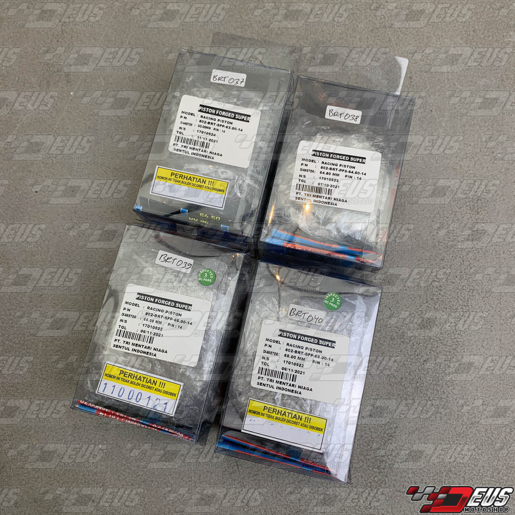 Piston Super Forged BRT Pin 14 63 64.5 66 68 mm / Seher Set 63mm 64,5mm 66mm 68mm Nmax KLX CRF R15 V