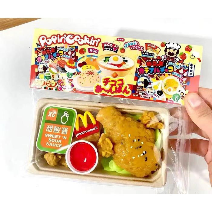 Promo poppin cookin’ food taba squishy pencet squeezy mainan anak - Ayam goreng