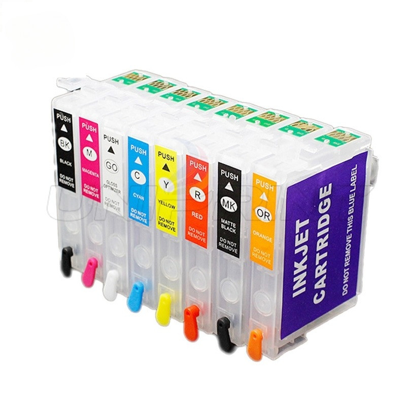 Refillable ink cartridges for Epson SC P400  T3240 T3241 T3242 T3243 T3244 T3247 T3248 T3249 with Au