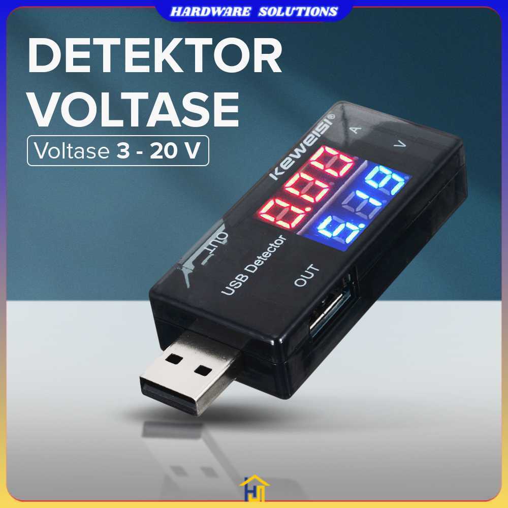 USB Charger Power Current Voltage Tester Detector 3-20V 0-3A - KWS-10VA