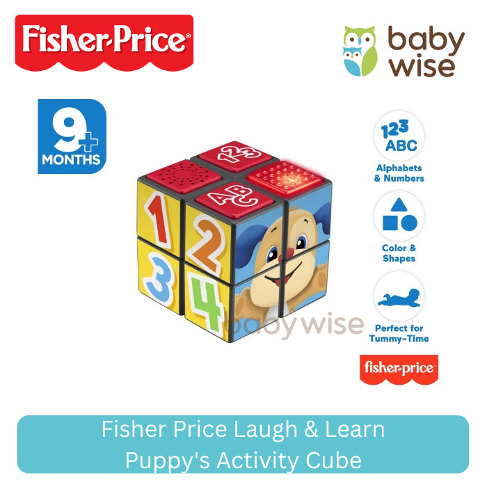 Fisher Price Laugh & Learn Puppy's Activity Cube - Mainan Edukasi Anak