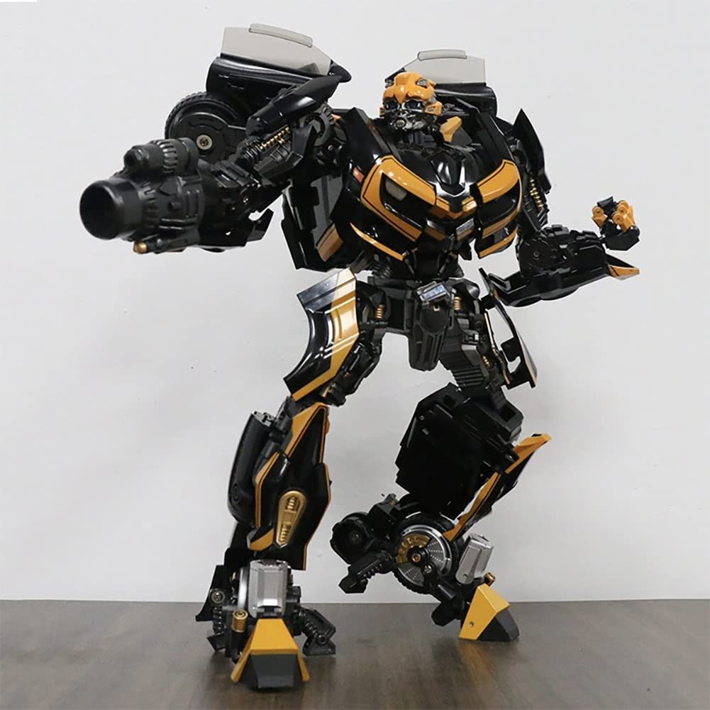 Koleksi Diecast Robot Mecha Bumblebee BB 02 Black Bee Warrior / Robot Figure