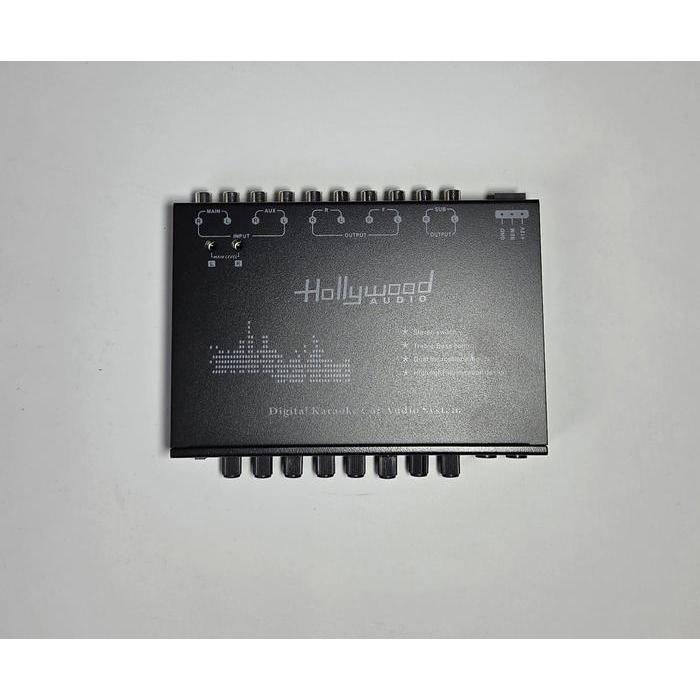 Hollywood Parametik Preamp Karaoke HW 789s Parametrix 2 Mic 11.15 DC 6V RMS T.H.D 0.01% Kualitas Sua