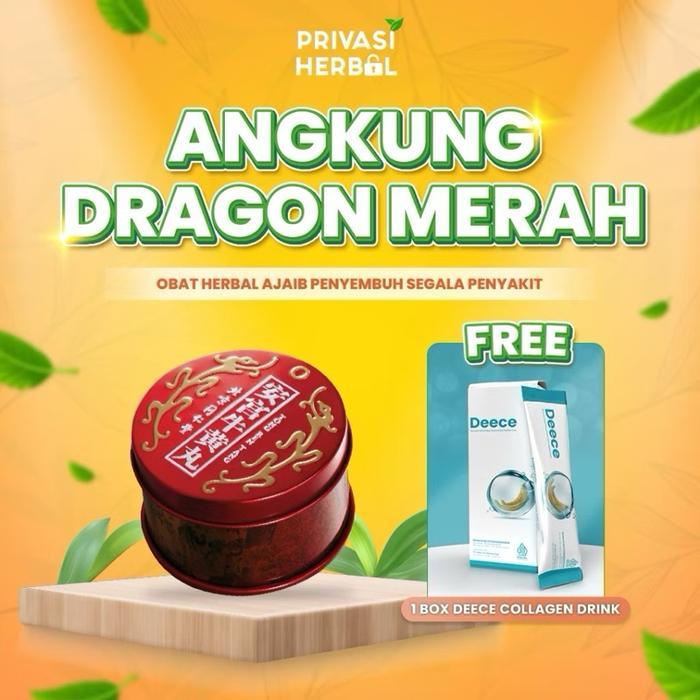 Angkung dragon merah obat stroke - 1 DRAGON MERAH