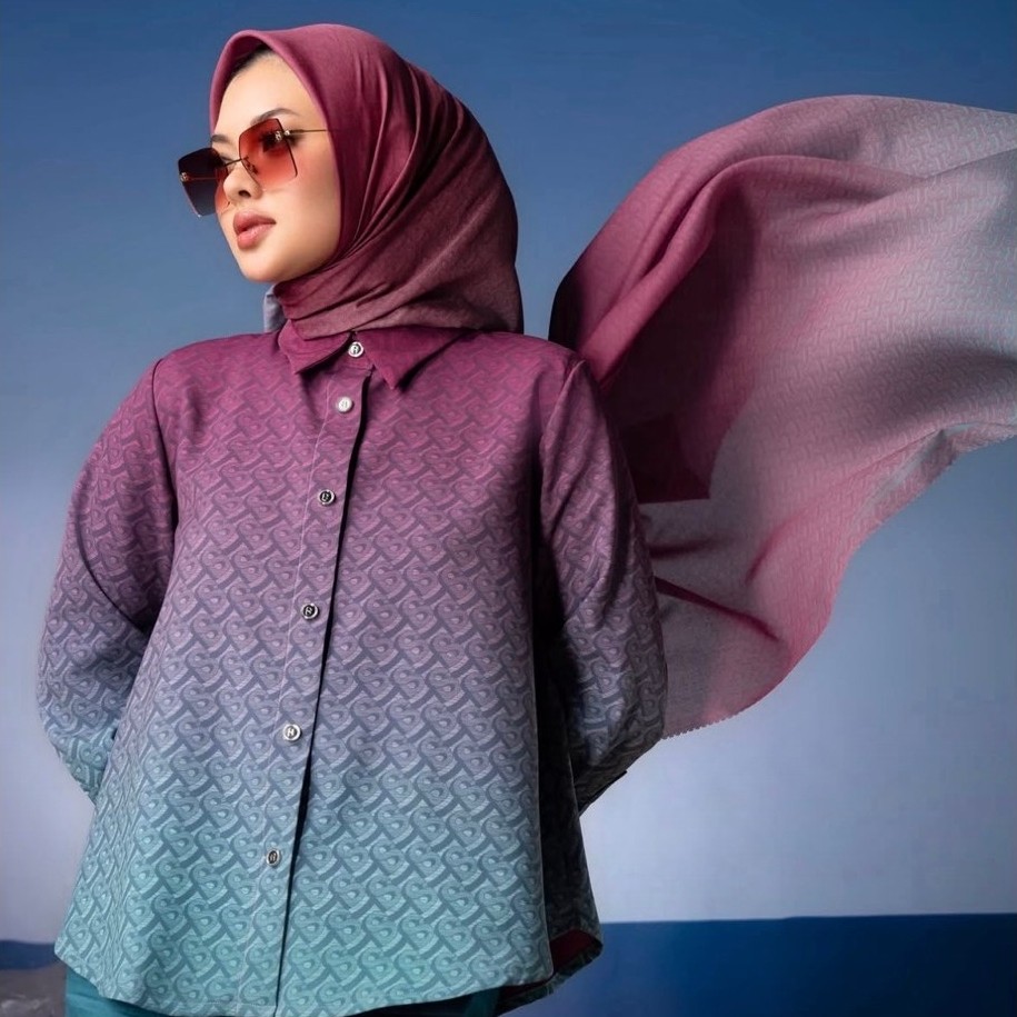 BUTTONSCARVES UNDER THE SEA MONOGRAM BENANG JARUM  MYANOIA POLO YUZU BLACK CHOCO SARAOF ALANA BLOUSE