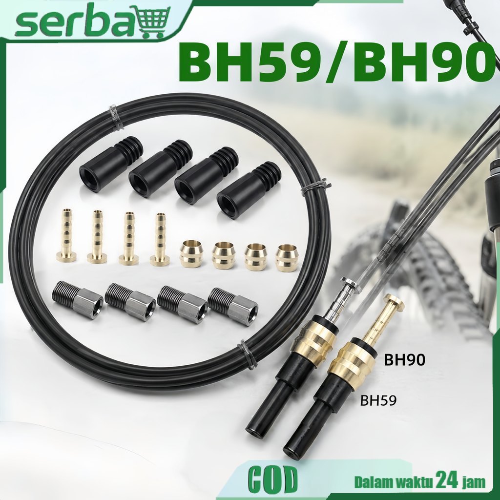 Kabel Rem Hidrolik Sepeda MTB Shimano BH59 BH90 Selang Rem Cakram Universal Discbrake 2.5m Lengkap B