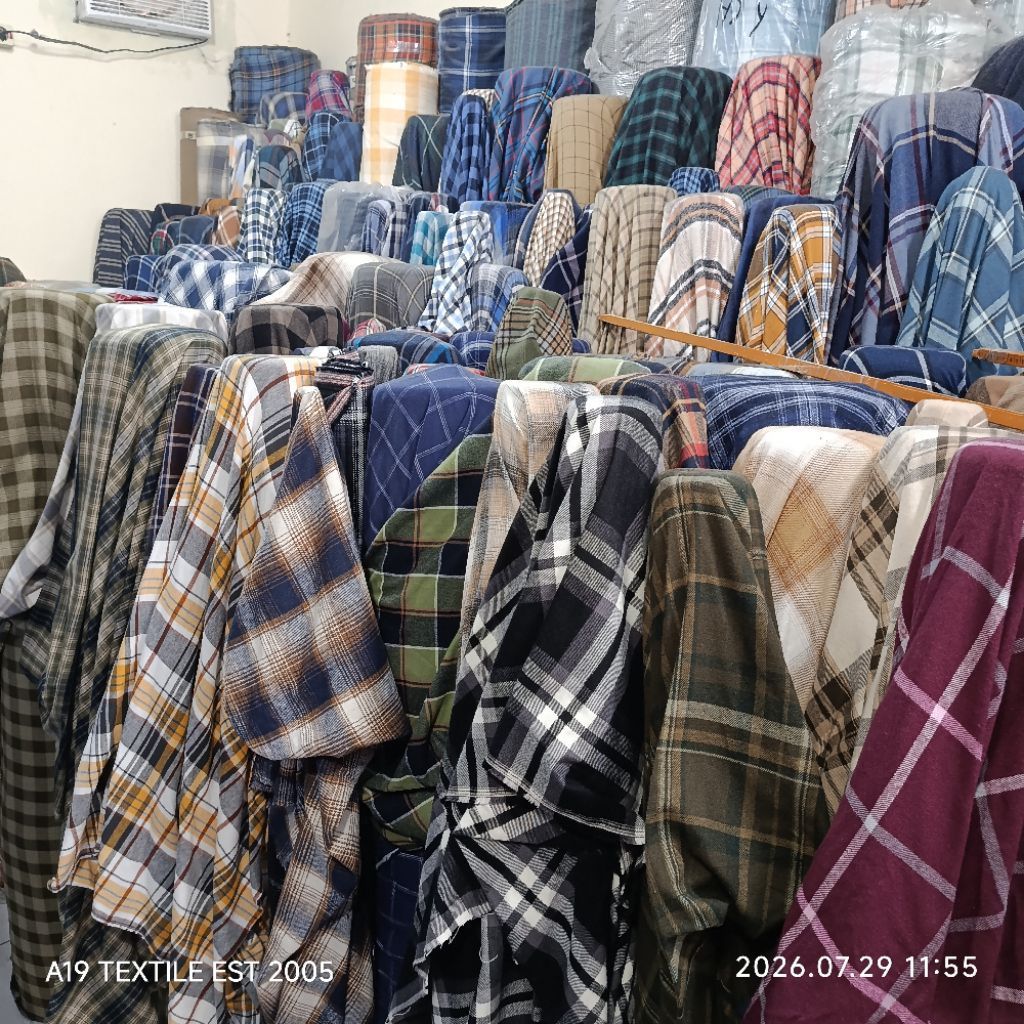 BAHAN FLANEL BLAZER | BAHAN FLANEL WOOL | KAIN FLANNEL KOTAK | KAIN FLANNEL TEBAL  KAIN FLANEL JAKET