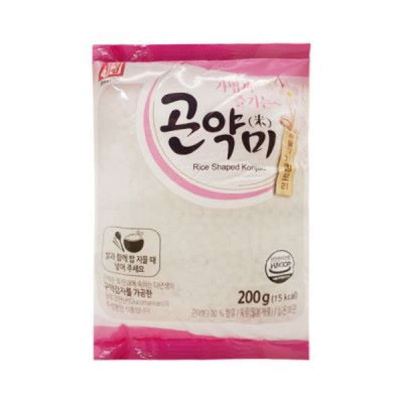 cap HANSUNG RICE SHAPPED KONJAC 200GR ||minimarketkharismapalembang