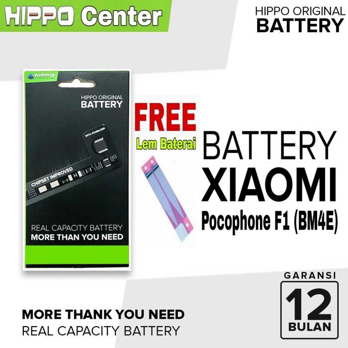 Hippo Baterai Compatible Pocophone F1 4000mah KODE BATERAI BM4E / BM-4E / BM 4E - BATERAI