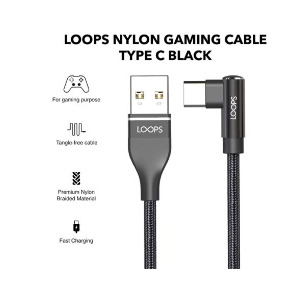 LOOPS NYLON GAMING CABLE TYPE C