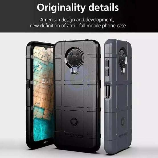 Case NOKIA G10 G20 Case Rugged Shield Armor Softcase Casing #BLUES