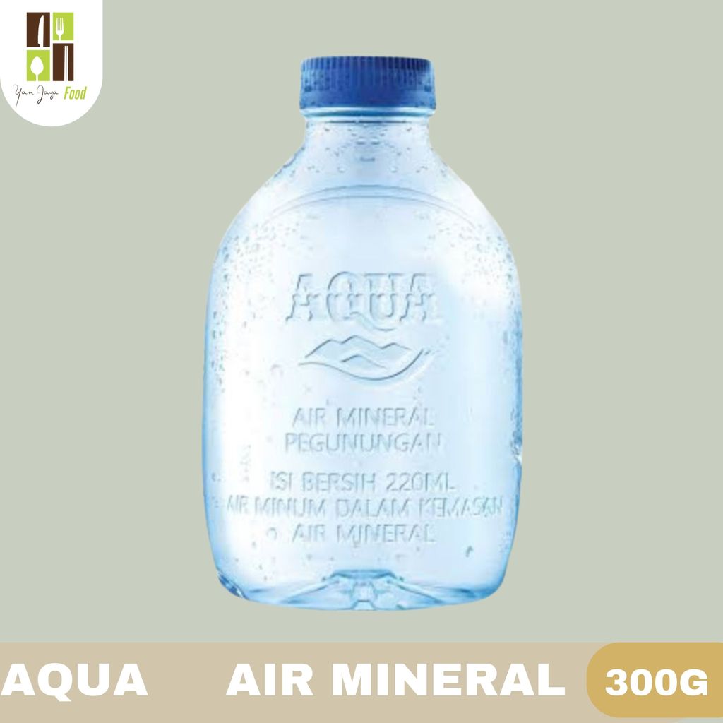 Aqua Air Mineral mini Botol 220ML - 1PCS / Aqua kemasan Botol mini / Air mineral Alami dari pegunung