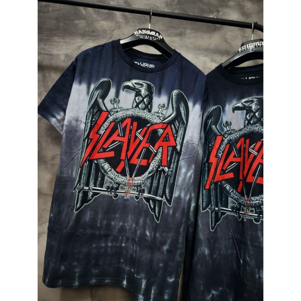 Slayer Official - Eagle Tie Dye Tshirt Kaos Band