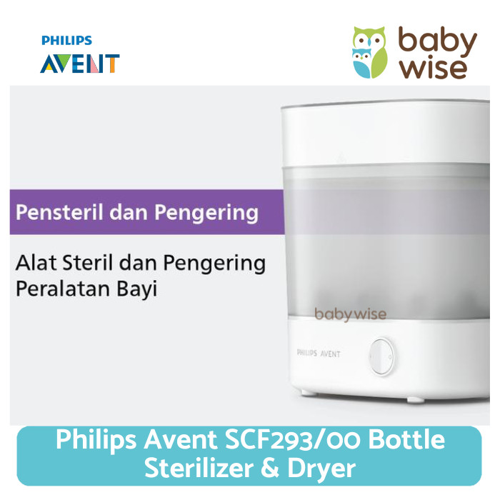 Philips Avent Bottle Sterilizer & Dryer SCF293/00 - Alat Steril & Pengering Peralatan Bayi Electric
