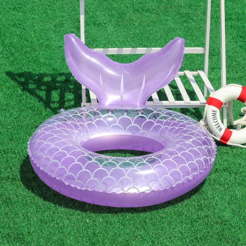 1pc Thickened Swim Ring | Underarm Waist Ring | New Swim Ring, Mermaid Tail Swim Ring, Children's Sw